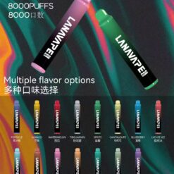 LANA 8000口一次性電子煙 拋棄式煙彈