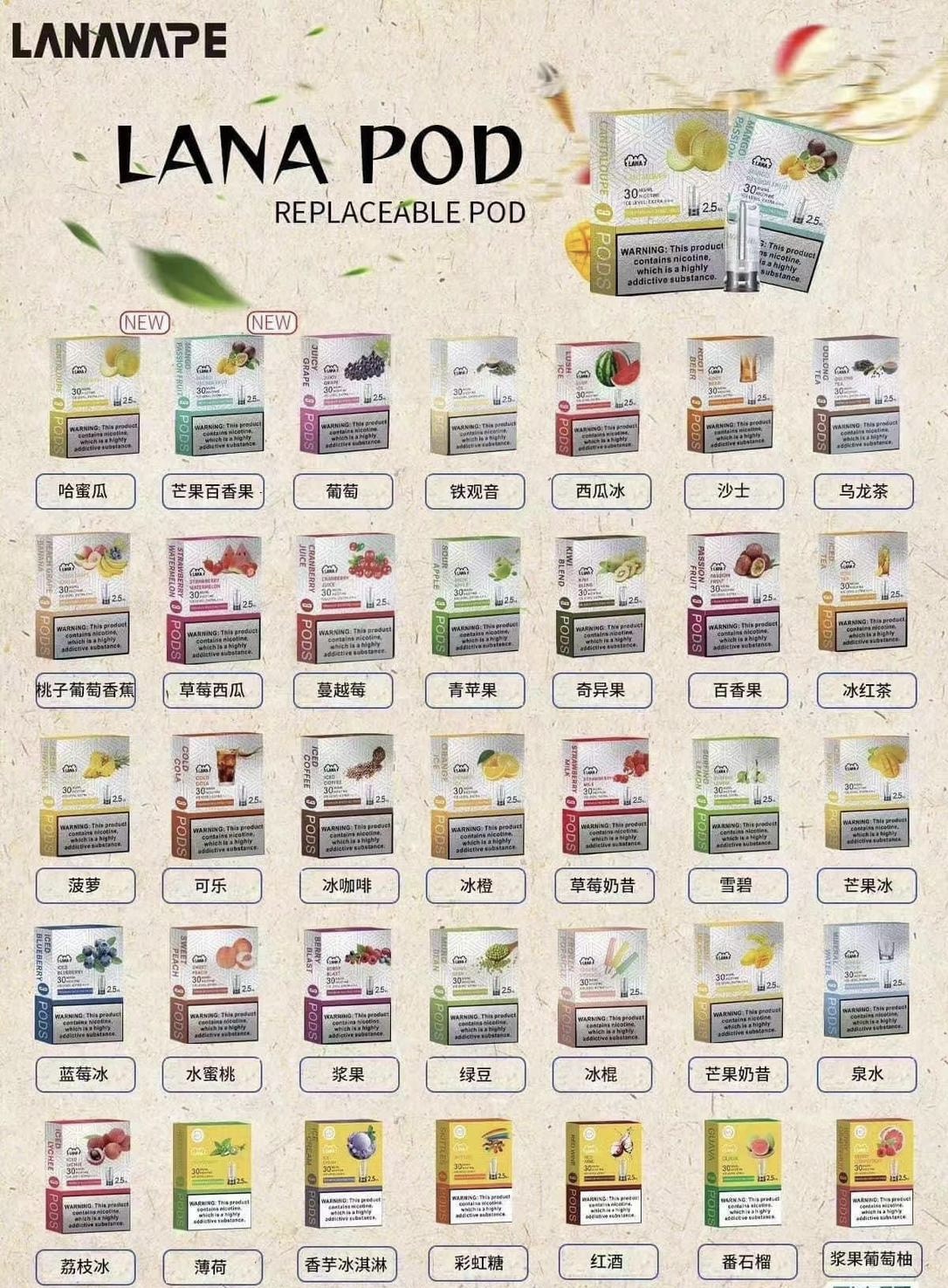 LANA 1代發光煙彈 lana【透明煙彈】通用各種品牌1代電子煙:圖片 2