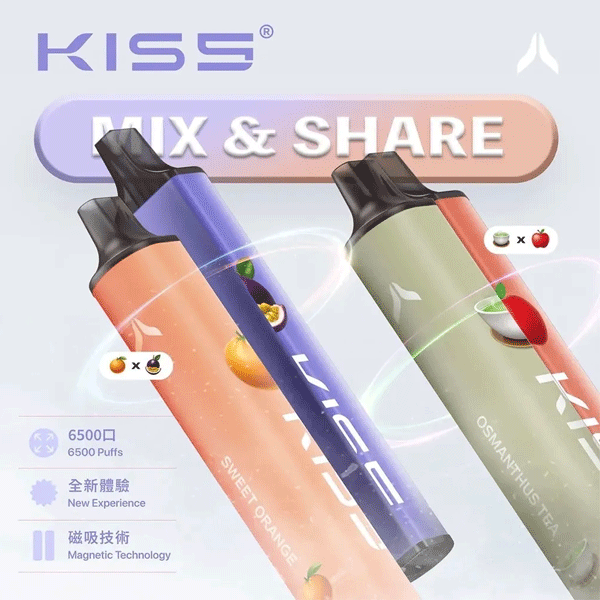 KISS一次性電子煙 6500口 kiss5 鎧斯5號拋棄式二合一磁吸款:圖片 3