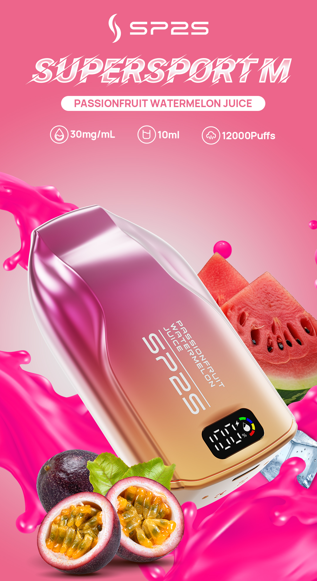 sp2s 思博瑞新品上市 拋棄式煙彈 Superspot M Sp2s一次性12000口:圖片 4