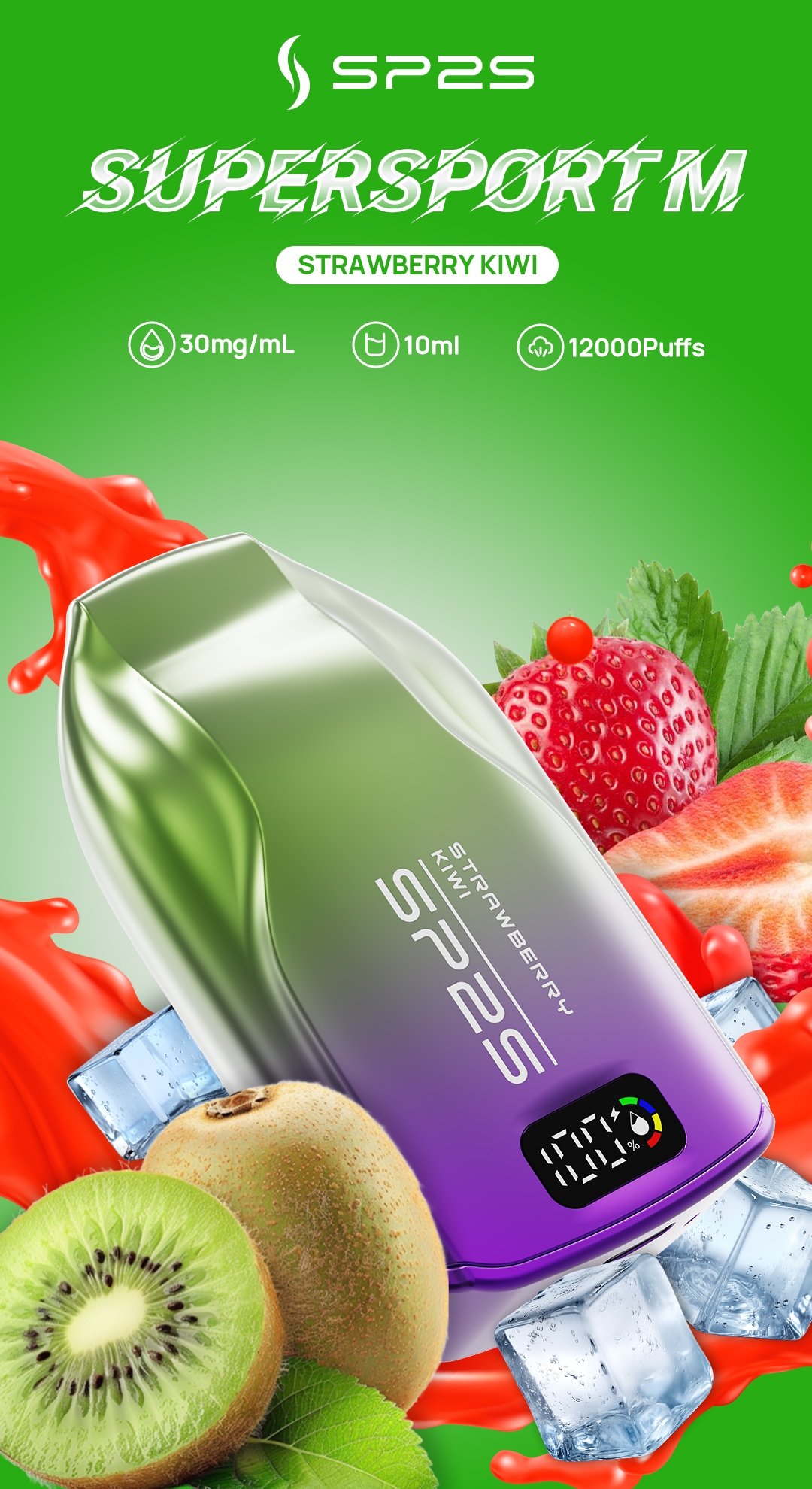 sp2s 思博瑞新品上市 拋棄式煙彈 Superspot M Sp2s一次性12000口:圖片 5